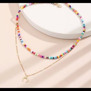 Double stacked necklace